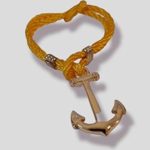 3/$25 Anchor yellow bracelet